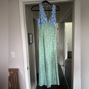 VRG Girl Postcards from Italy Midi Dress